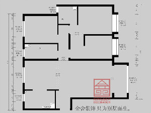 东南智汇城153平米装修户型分析