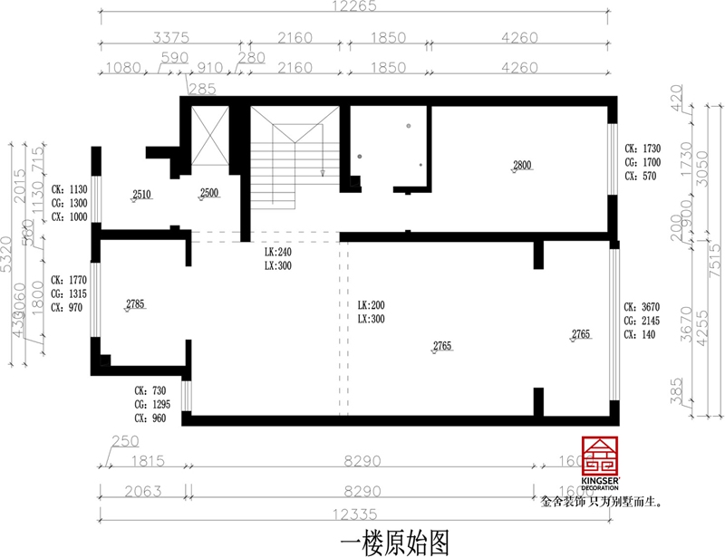 荣逸院子225平欧式装饰效果图