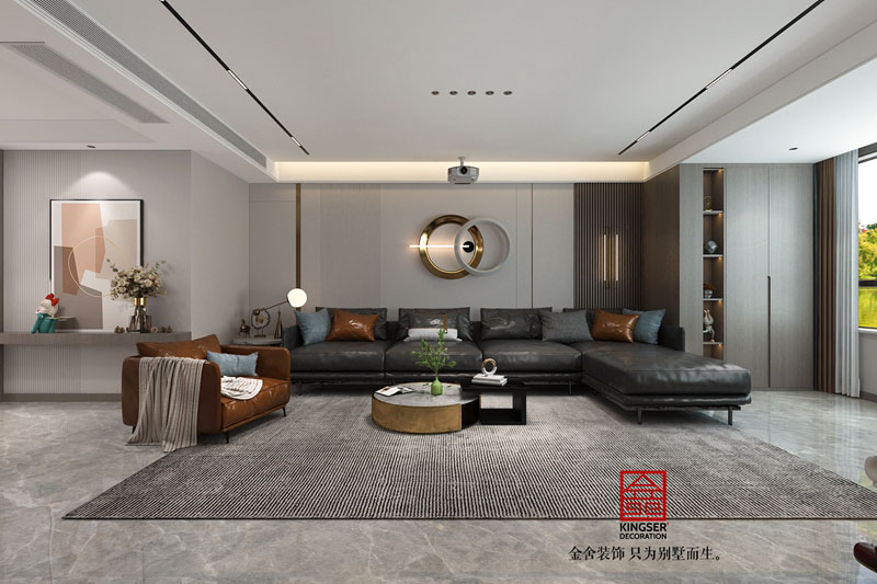东南智汇城191平米现代轻奢风格装修设计