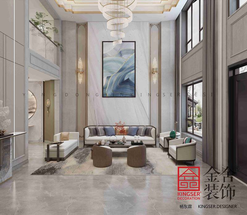 荣盛御府415平欧式风格装修效果图