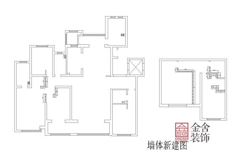 墙体新建图