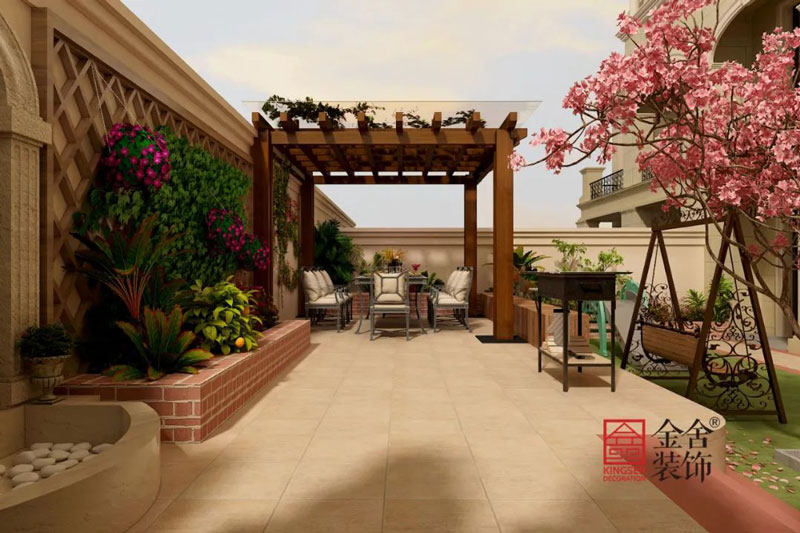 ​别墅装修设计中式花园设计方法