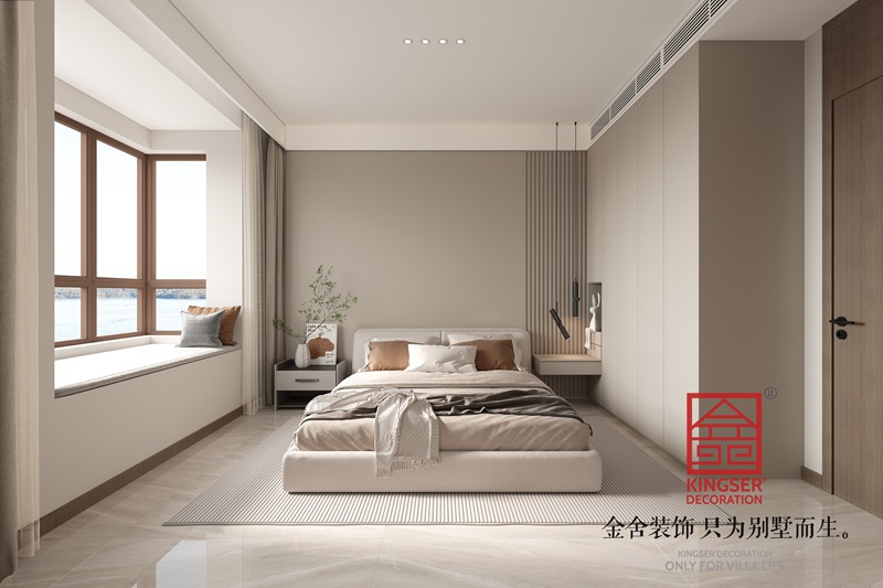 汉王府145㎡现代风格卧室装修效果图