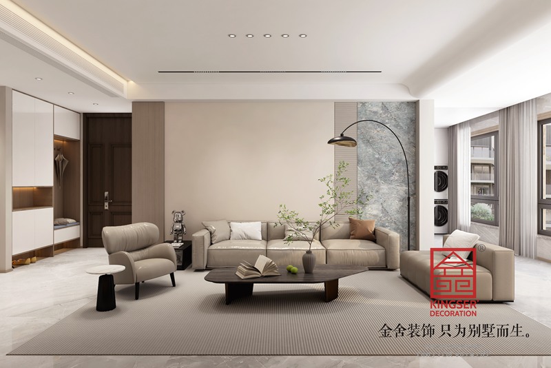 汉王府145平米现代风格装修客厅图片