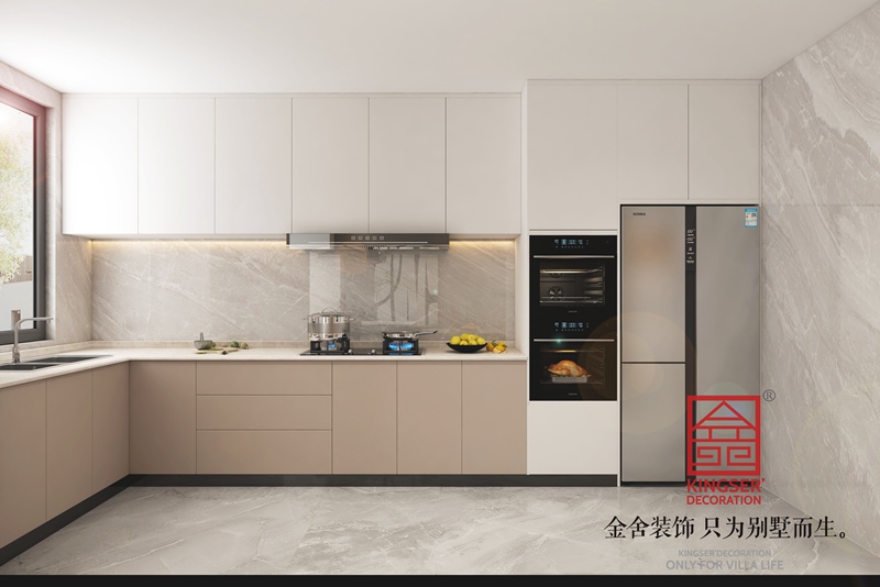 汉王府145平米现代风格装修厨房图片