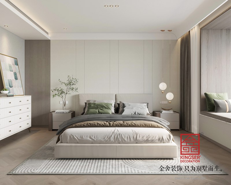 东南智汇城现代风格卧室效果图